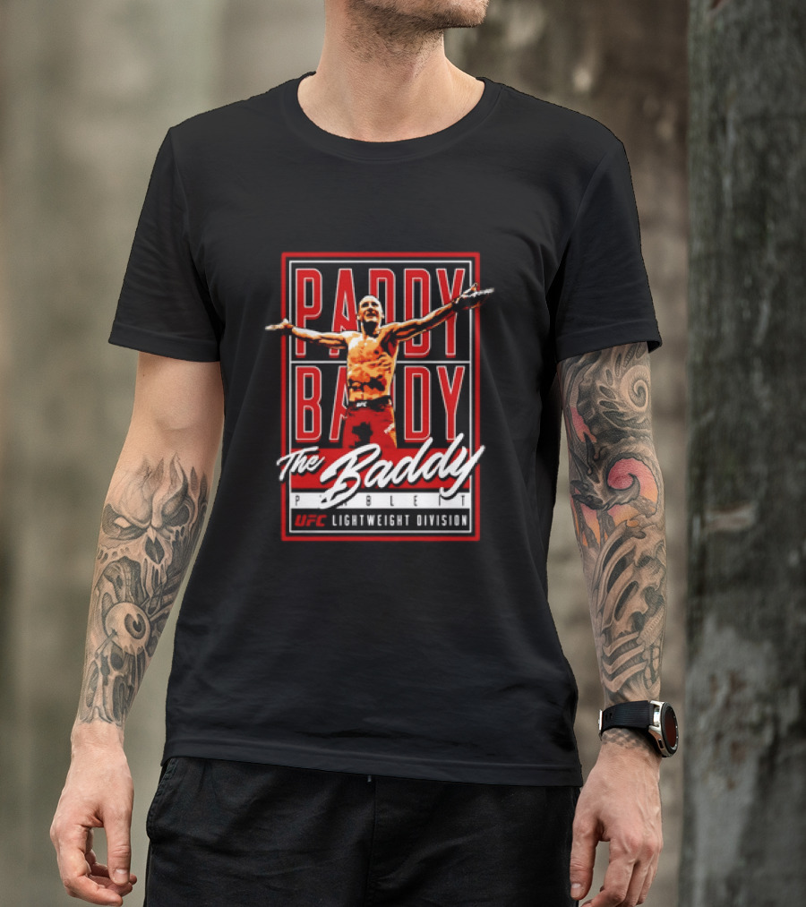 Paddy Pimblett The Baddy UFC Lightweight Division Fighter T-Shirt
