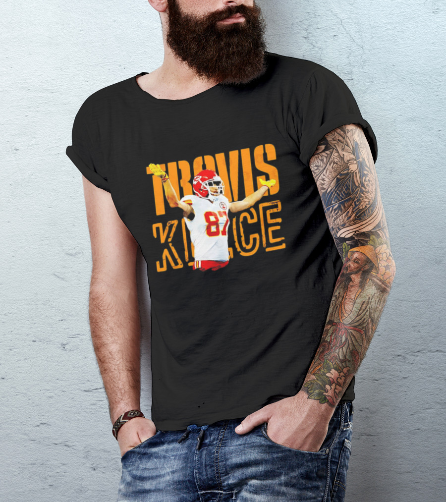 Travis Kelce 87 Kansas City Chiefs Football T-Shirt