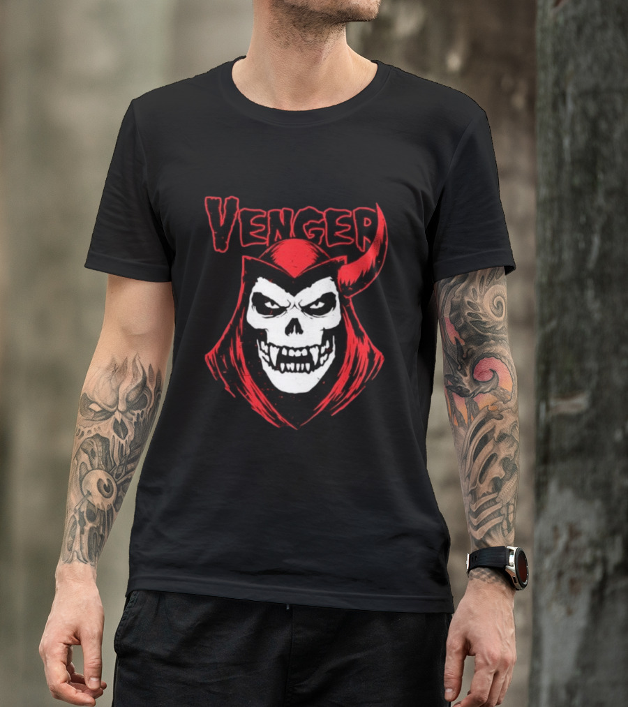 Venger Dungeons And Dragons Evil Villain Skull T-Shirt