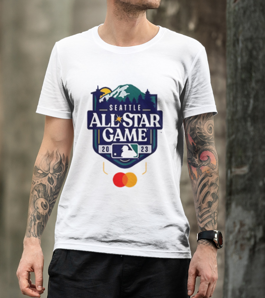 Seattle 2023 MLB All Star Game Baseball Mastercard T-Shirt