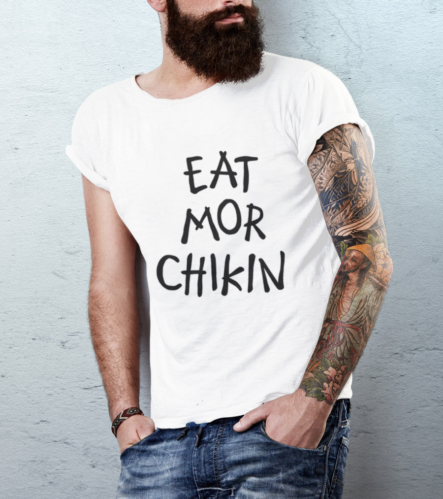 Eat Mor Chikin Classic Handwritten T-Shirt