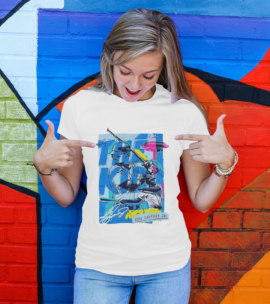 Ken Griffey Jr Seattle Mariners Baseball Legend T-Shirt