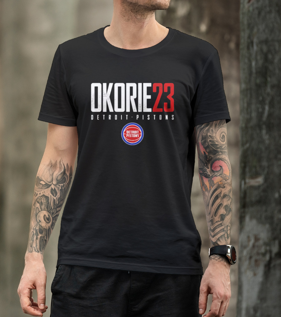 Okorie 23 Detroit Pistons T-Shirt