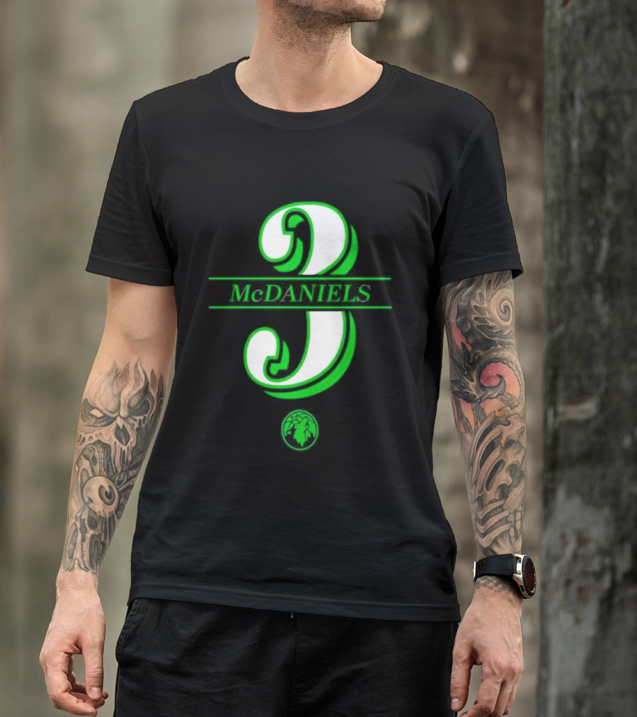 Jaden McDaniels Minnesota Timberwolves 3 McDaniels In The Paint T-Shirt