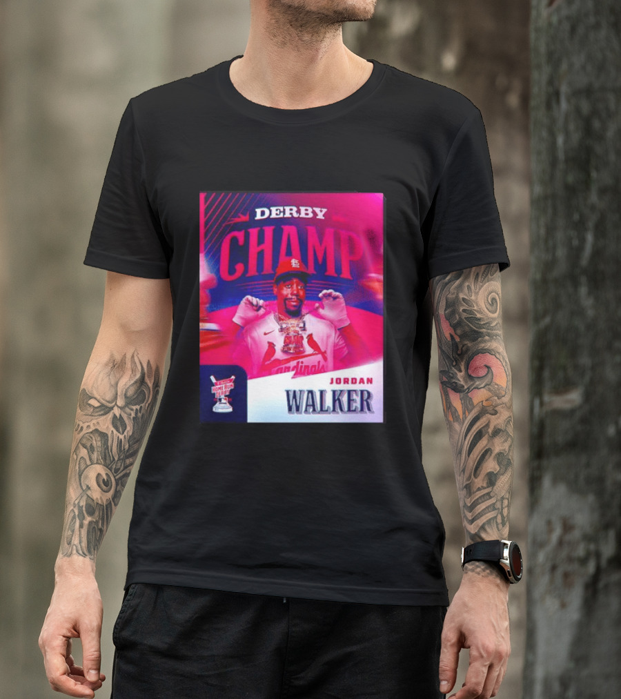 Jordan Walker St Louis Cardinals Home Run Derby Champ 2026 T-Shirt