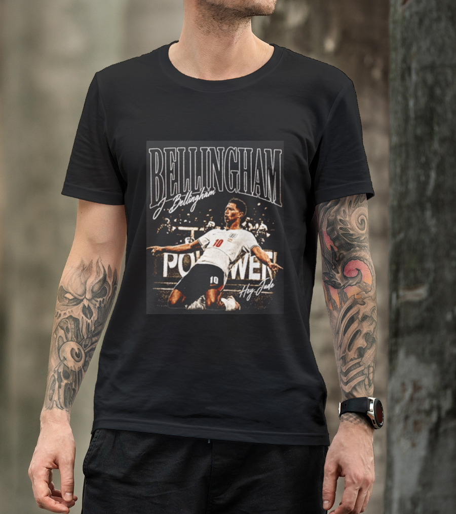 Bellingham J. Bellingham Hey Jude Football Power No. 10 T-Shirt