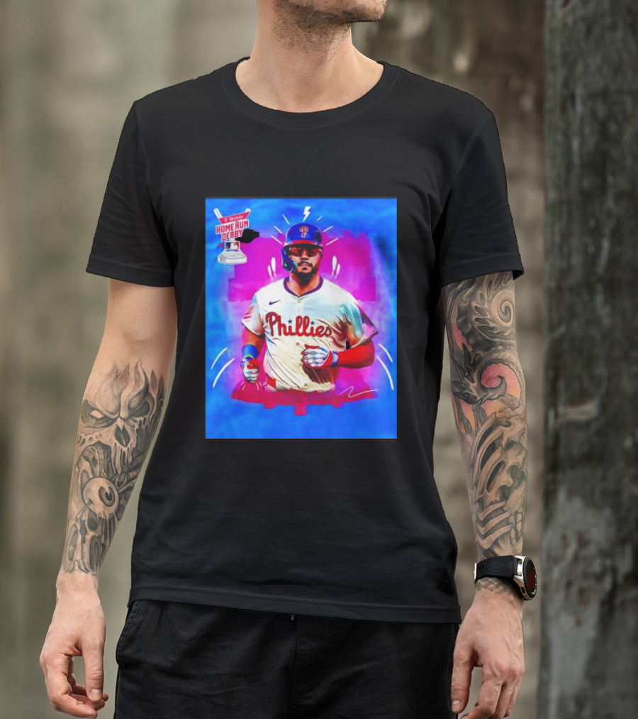 Philadelphia Phillies Kyle Schwarber 2024 Mobile Home Run Derby Highlights T-Shirt