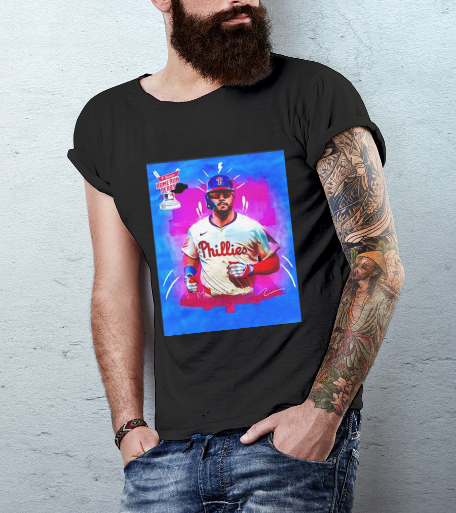 Philadelphia Phillies Kyle Schwarber 2024 Mobile Home Run Derby Highlights T-Shirt