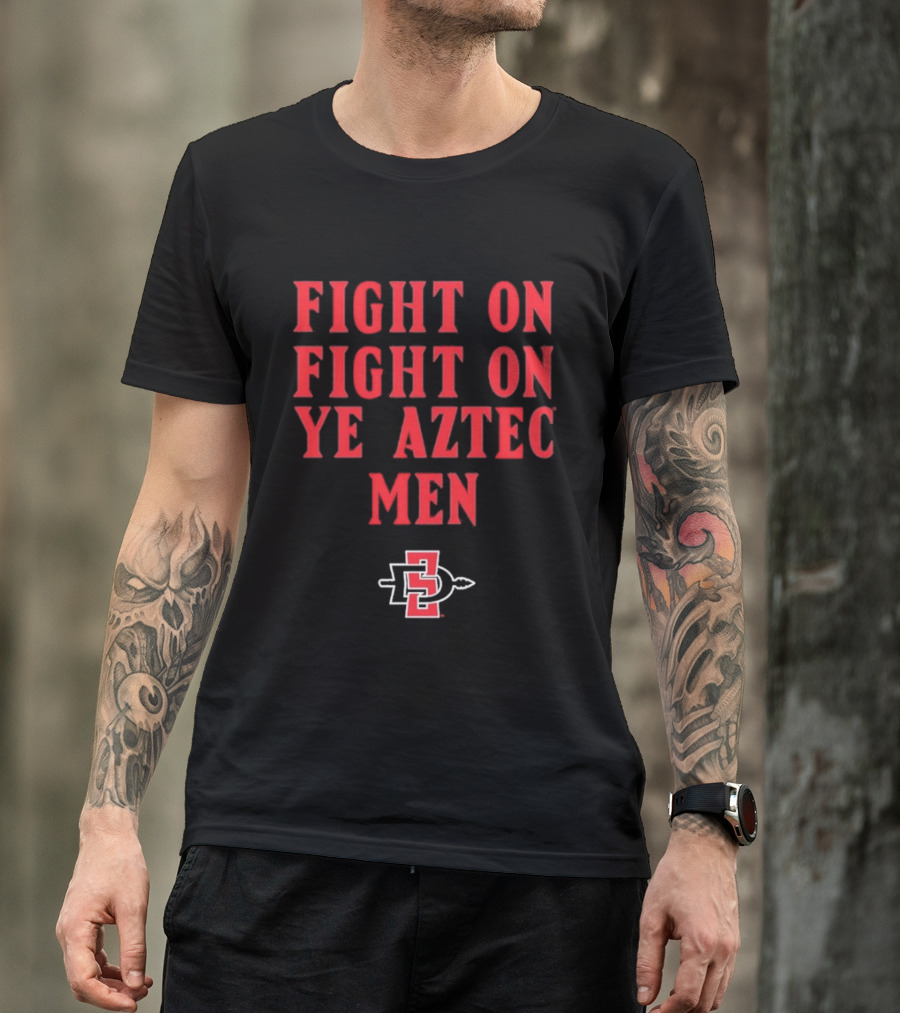 San Diego State Aztecs Fight On Ye Aztec Men SDSU T-Shirt