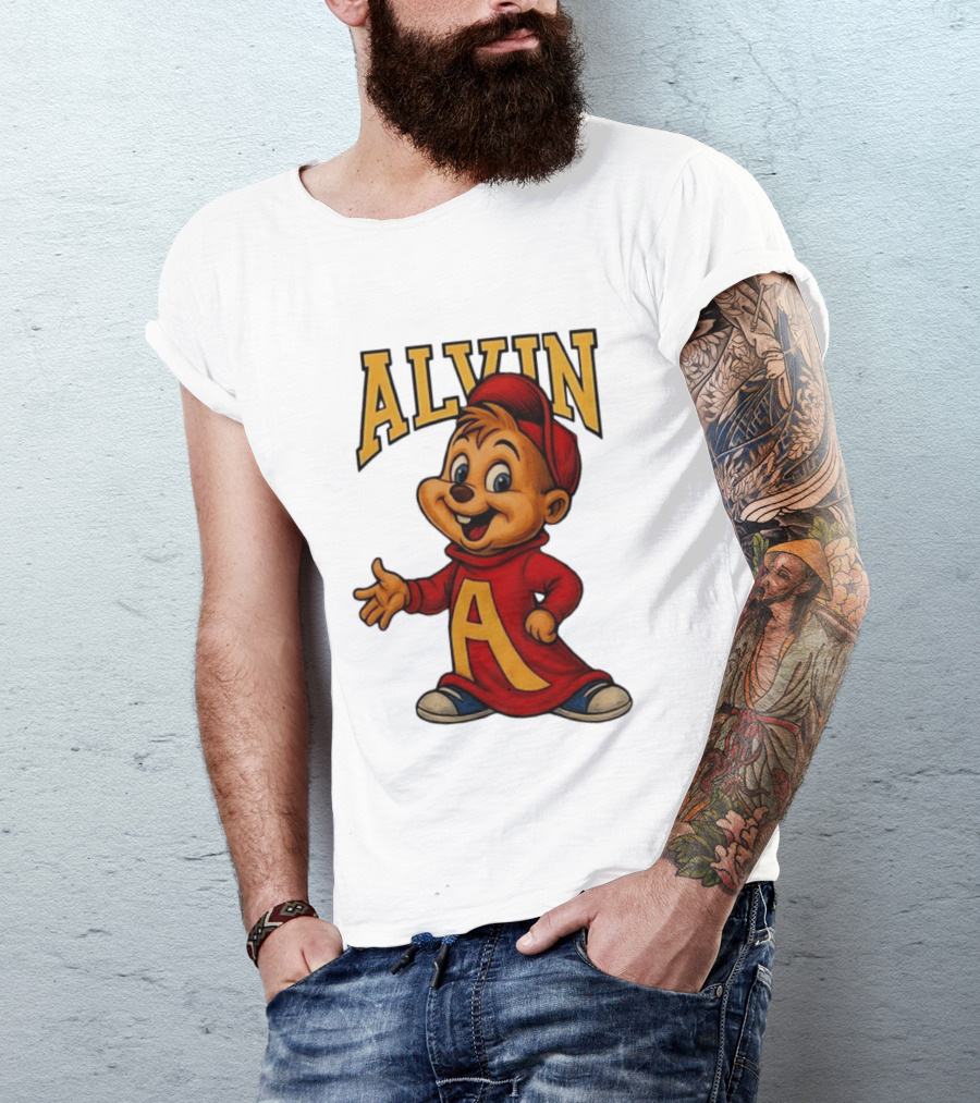 Alvin And The Chipmunks Alvin Character With Standing A T-Shirt