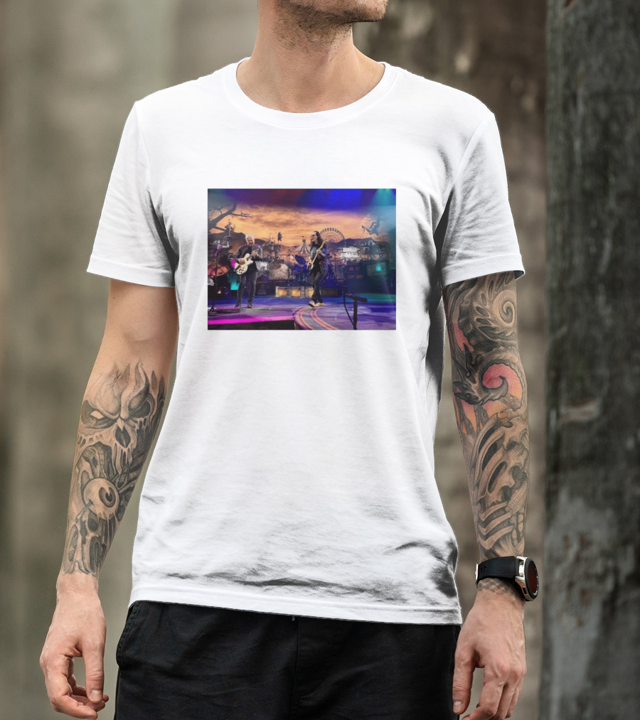 Fifty Something Rock Canada Rush Alex Lifeson Geddy Lee Thank You Texas Concert Memories T-Shirt