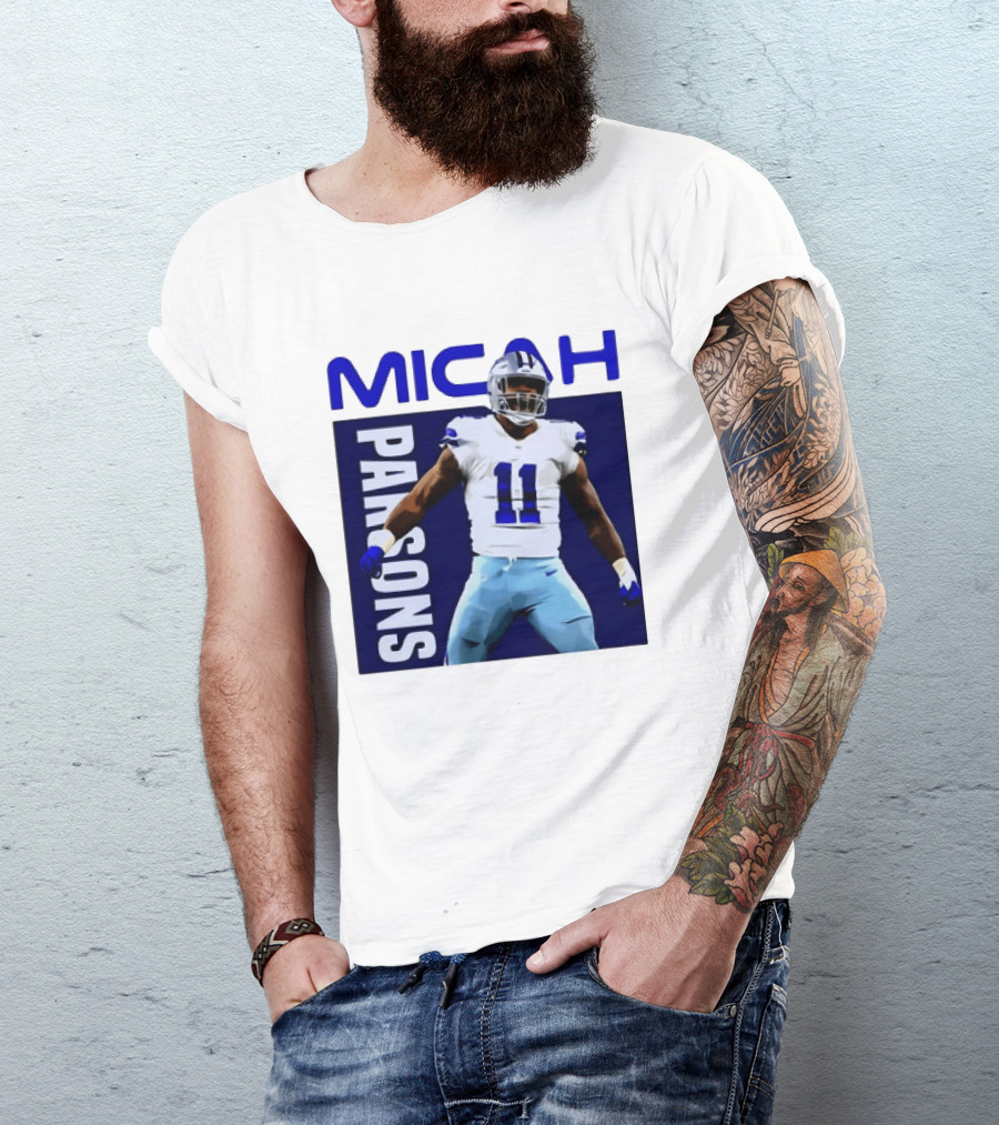 Micah Parsons Dallas Cowboys Number 11 NFL Football Star T-Shirt