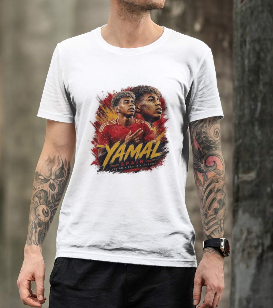 Yamal Spain Vision Flair Future Football T-Shirt