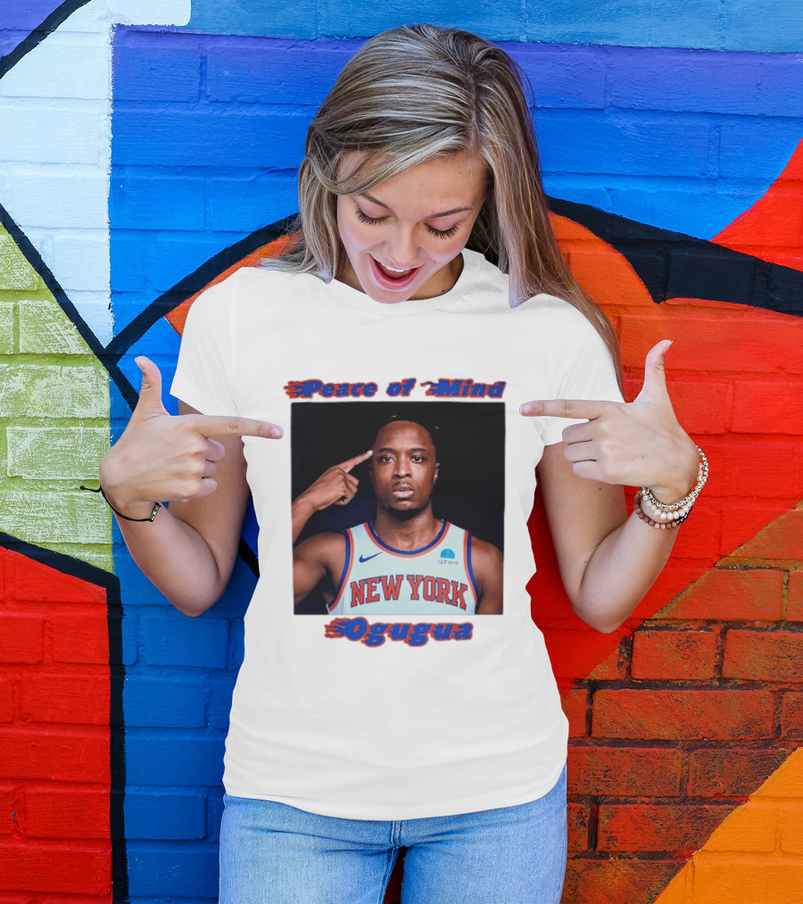 New York Knicks Basketball OG Anunoby Peace Of Mind Ogugua 2026 T-Shirt