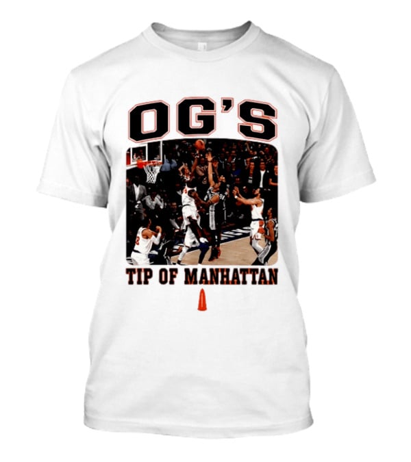 OG's Tip Of Manhattan New York Basketball Scene T-Shirt