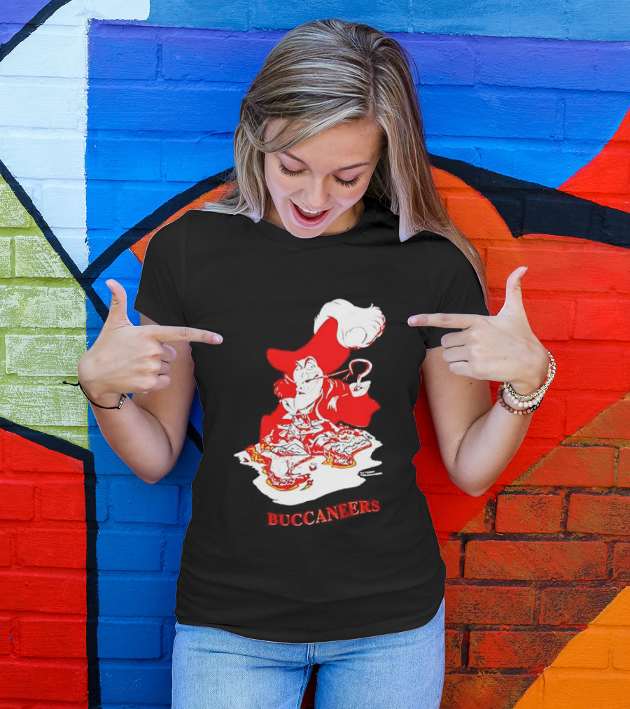 Captain Hook Buccaneers Pirate Tampa Bay T-Shirt