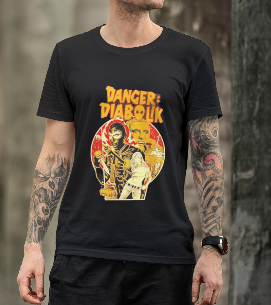 Danger Diabolik Italian Comic Mario Bava T-Shirt