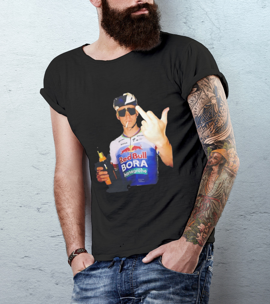 Remco Evenepoel Red Bull BORA Hansgrohe Smoking Gesture T-Shirt