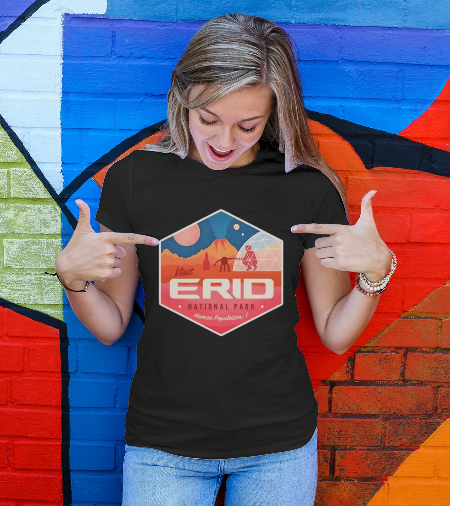 Rocky Alien Tau Ceti Visit Erid National Park Project Hail Mary Human Population One T-Shirt