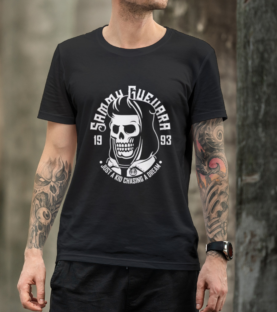 Sammy Guevara 1993 Skull Just A Kid Chasing A Dream T-Shirt