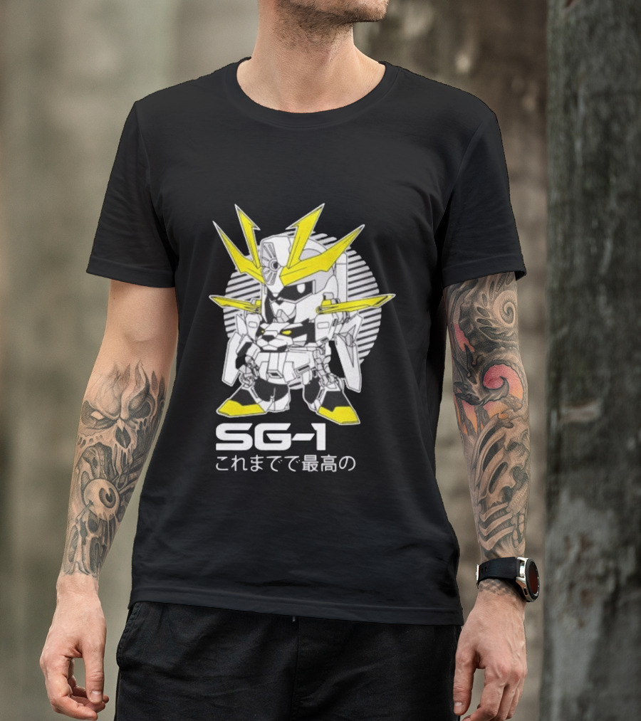SG 1 Gundam Chibi Mecha Anime T-Shirt