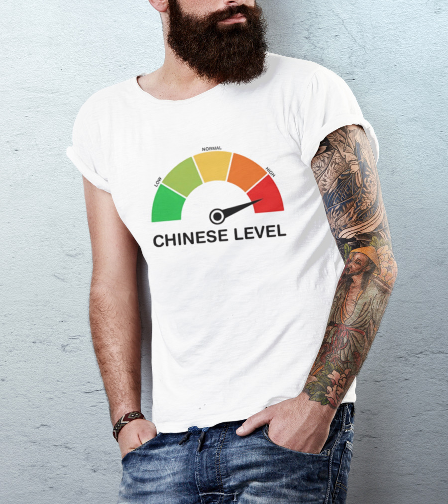 Chinese Level Meter Low Normal High Gauge T-Shirt