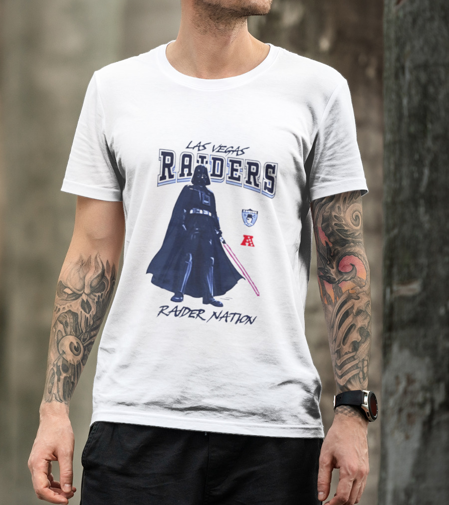 Las Vegas Raiders Darth Vader Raider Nation Star Wars 2026 T-Shirt