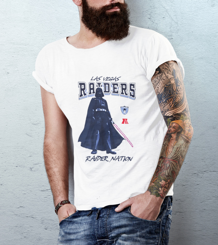 Las Vegas Raiders Darth Vader Raider Nation Star Wars 2026 T-Shirt