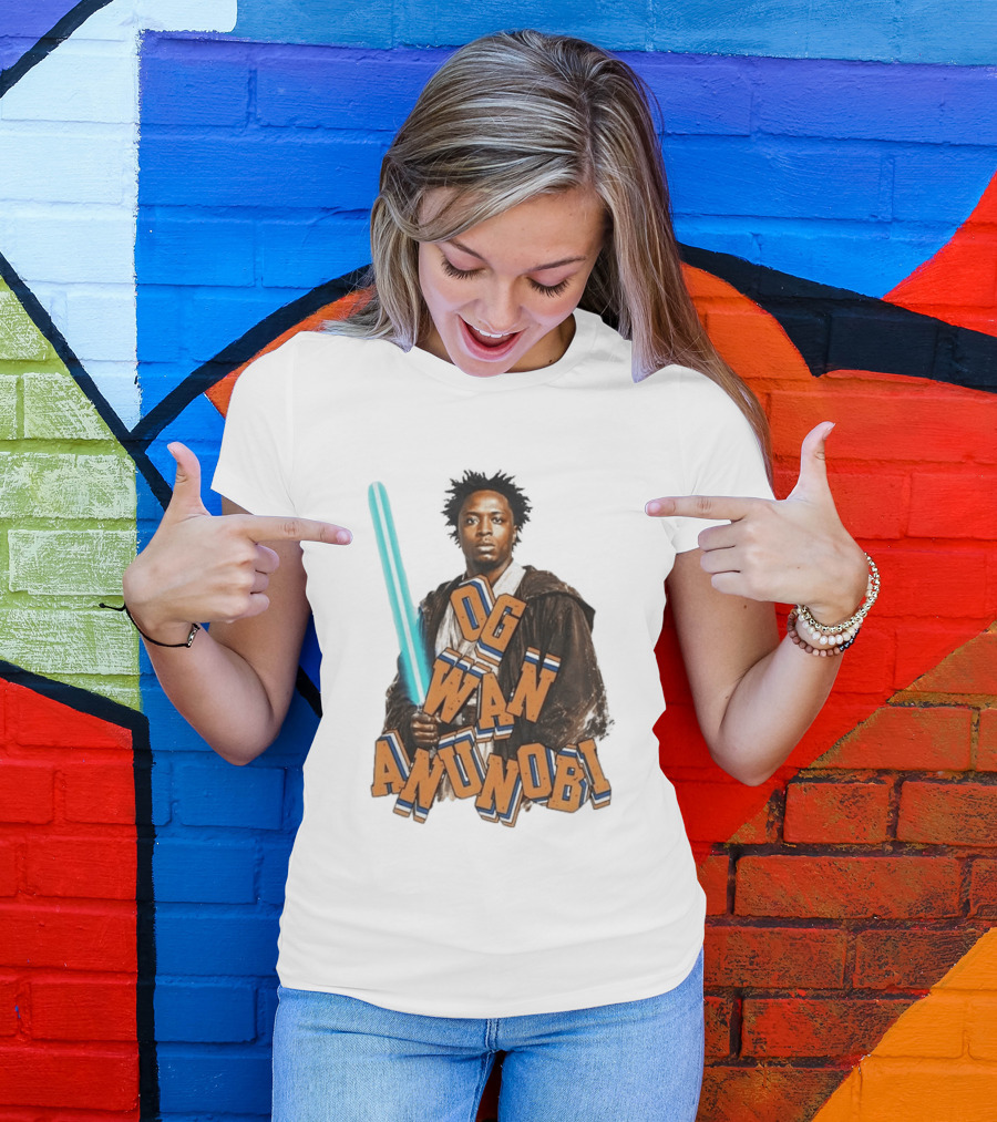 Og Wan Anunobi New York Knicks Basketball Nba 2026 Star Wars T-Shirt