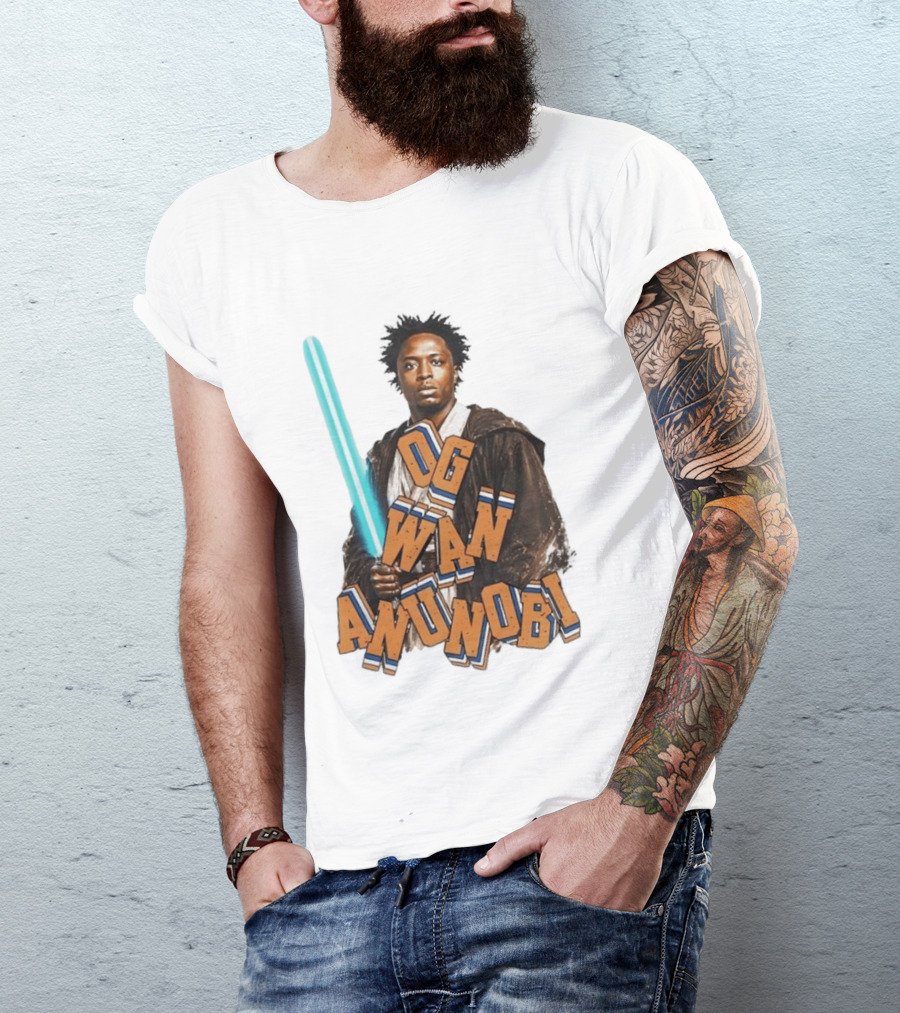 Og Wan Anunobi New York Knicks Basketball Nba 2026 Star Wars T-Shirt