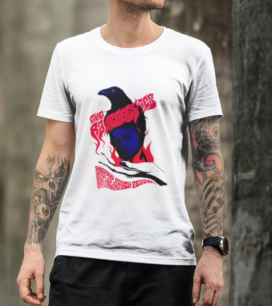 Raveonettes Austin Psych Fest Crow Fire Elements 2014 T-Shirt