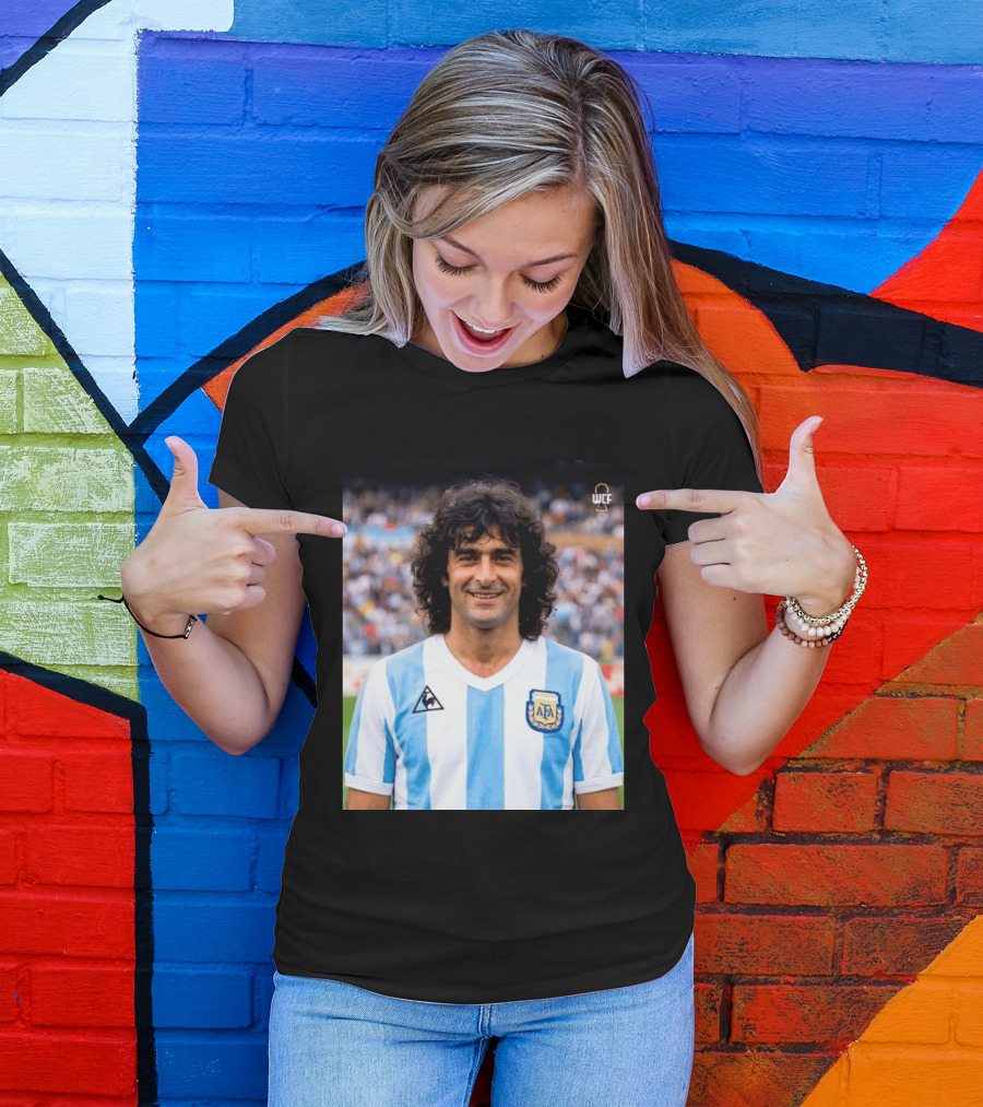 Happy Birthday Mario Kempes Argentina Football Legend AFA T-Shirt