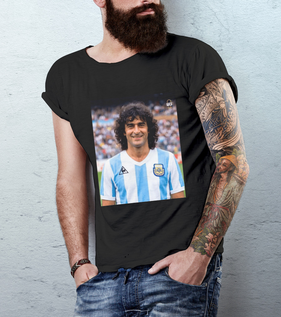 Happy Birthday Mario Kempes Argentina Football Legend AFA T-Shirt