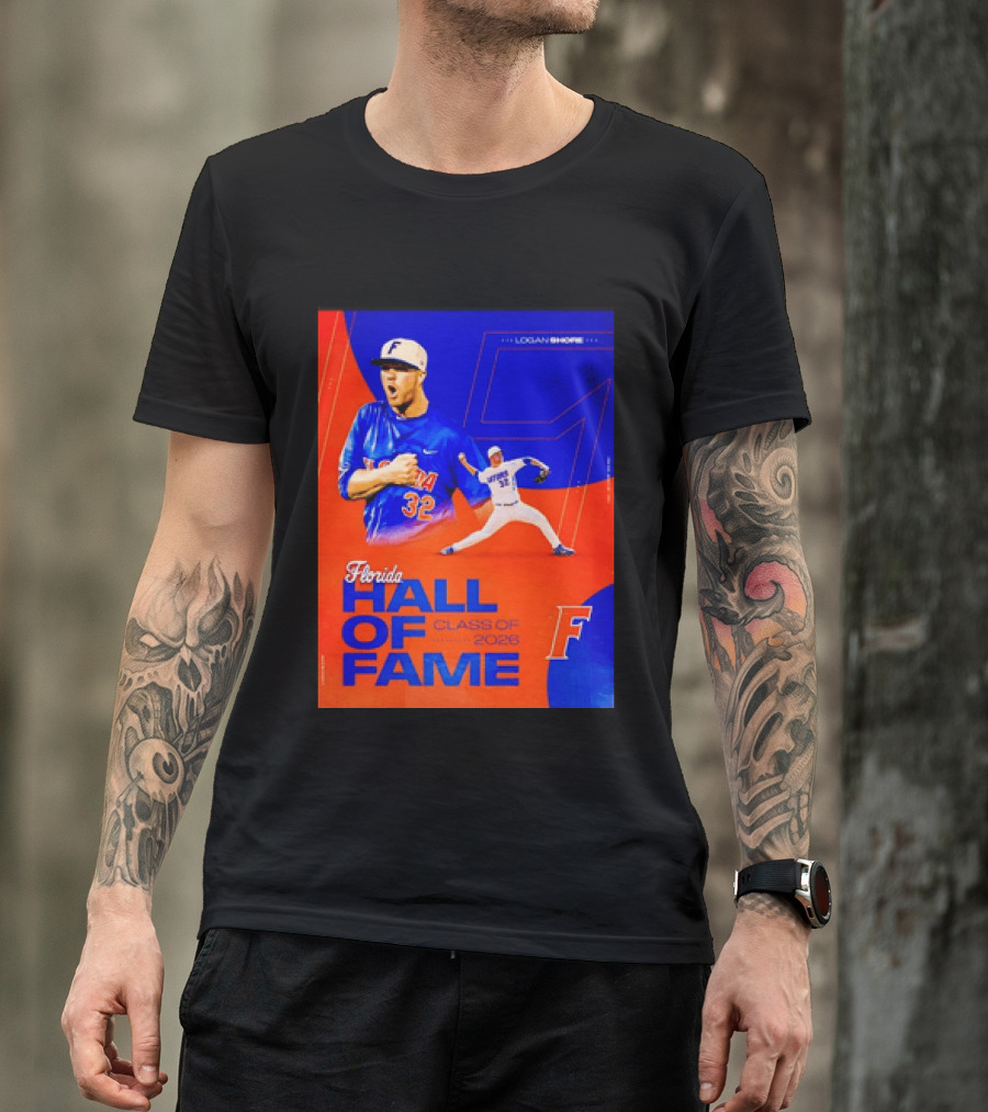 Logan Shore Florida Gators Hall Of Fame Class Of 2026 T-Shirt