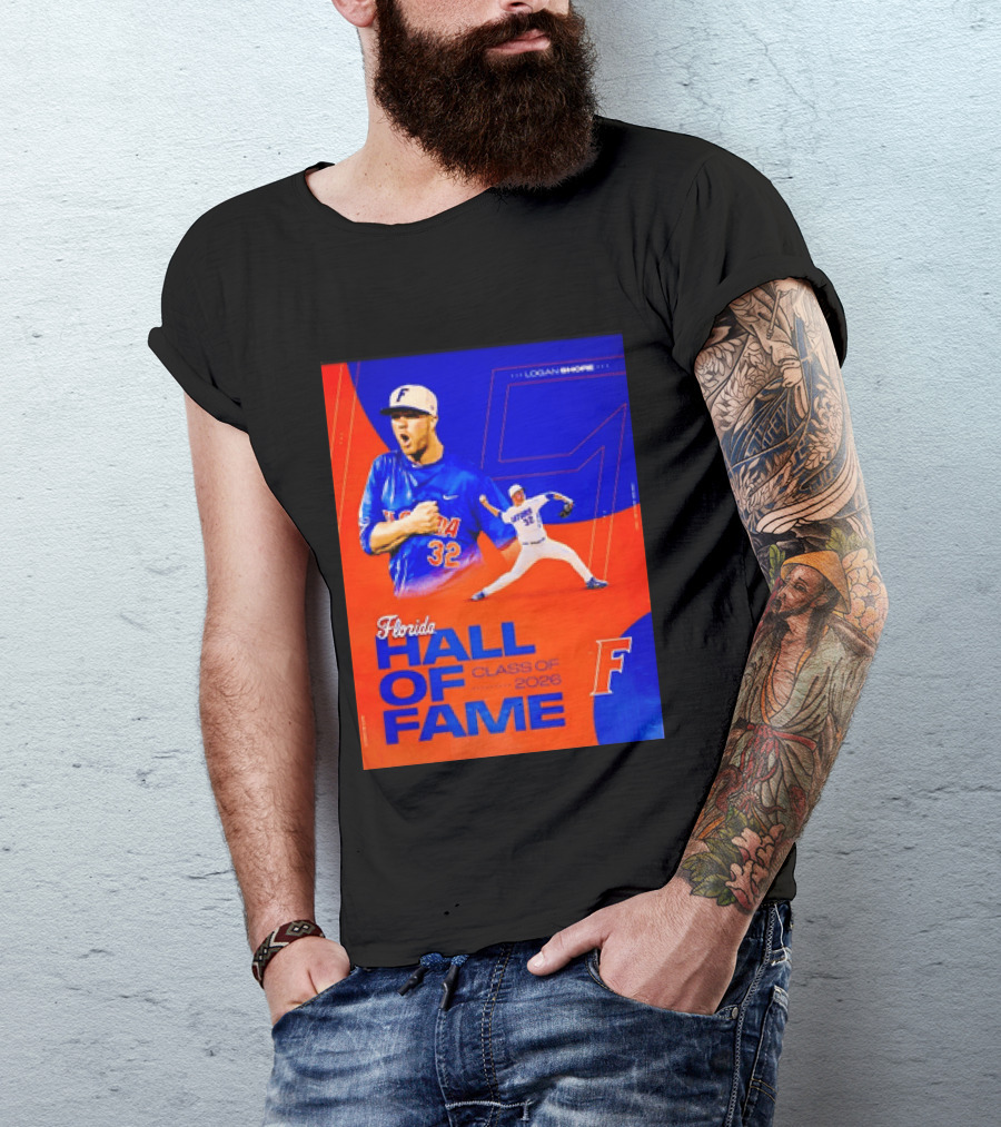 Logan Shore Florida Gators Hall Of Fame Class Of 2026 T-Shirt