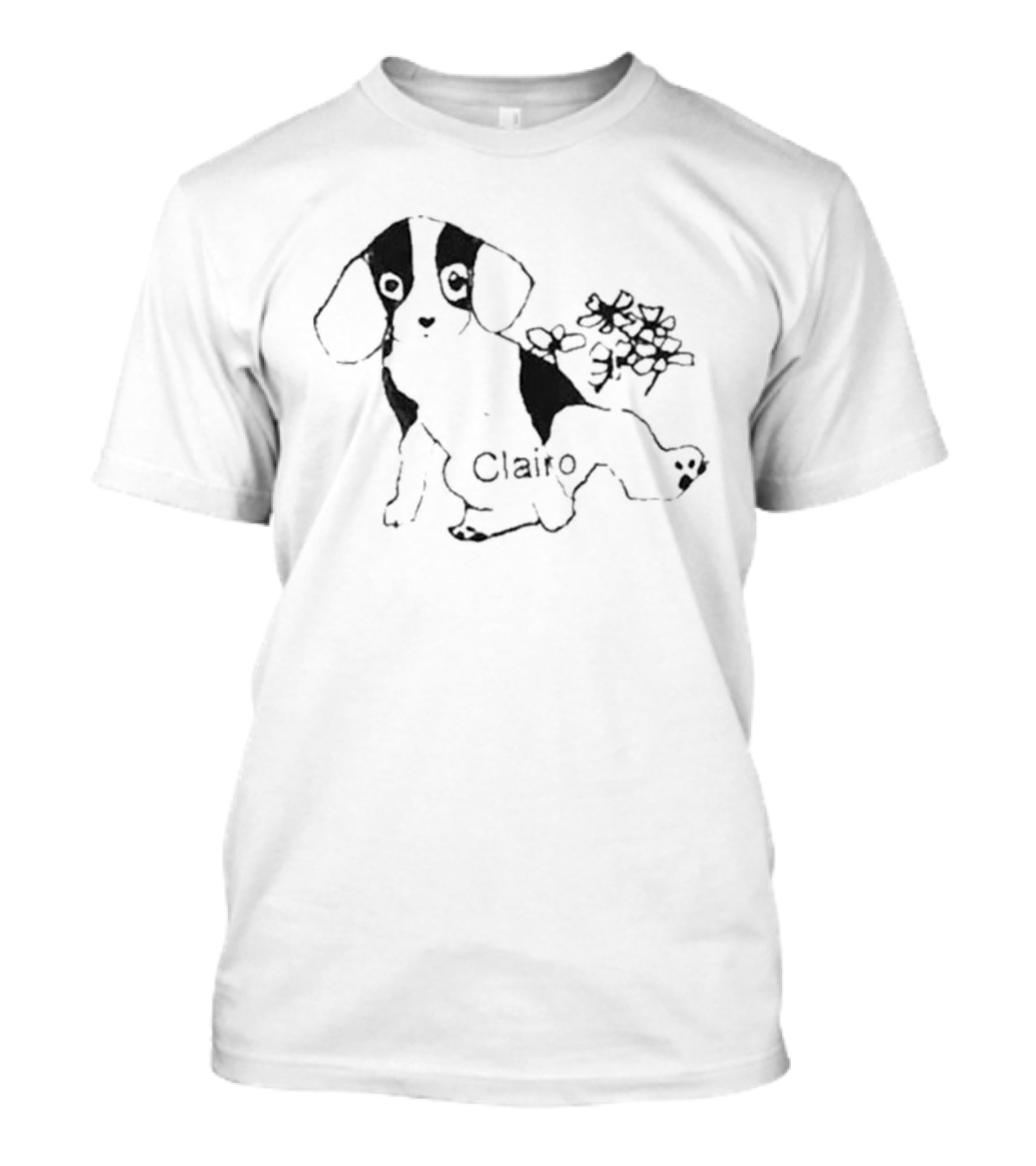 Clairo 5 Years Of Sling Flower Puppy Collection T-Shirt