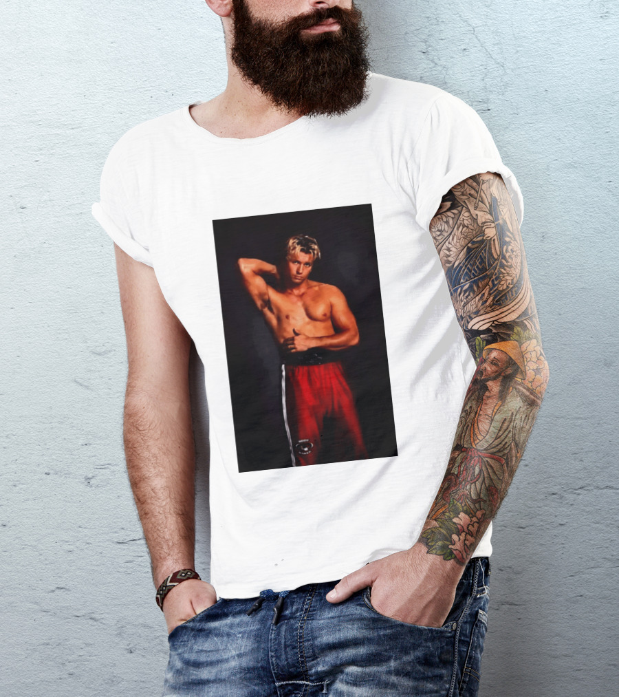 Stephen Kalyn Off Campus Body Maker Boxer Pose T-Shirt