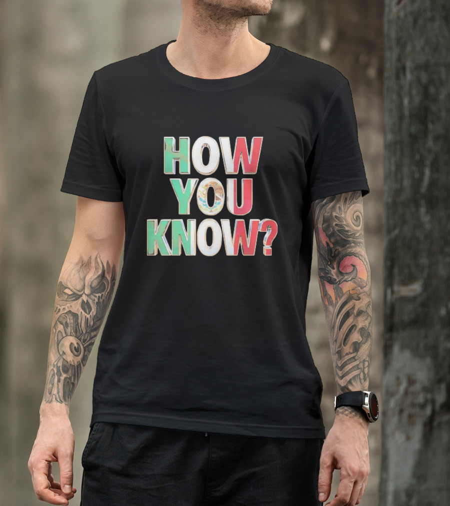 AEW Mexico Flag How You Know Wrestling T-Shirt