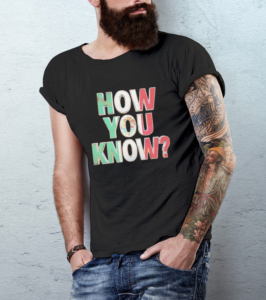 AEW Mexico Flag How You Know Wrestling T-Shirt
