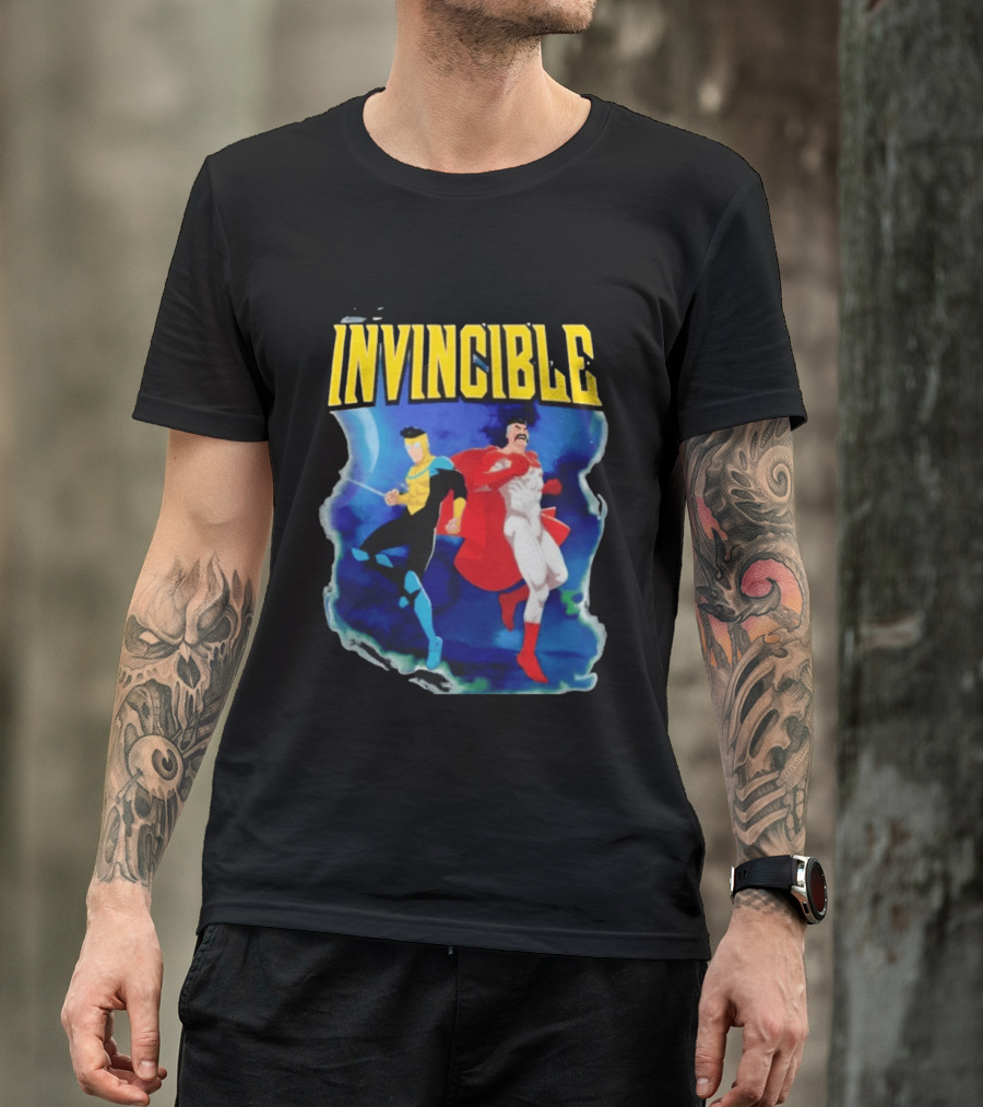 Invincible Comic Superhero Duo Team Up T-Shirt