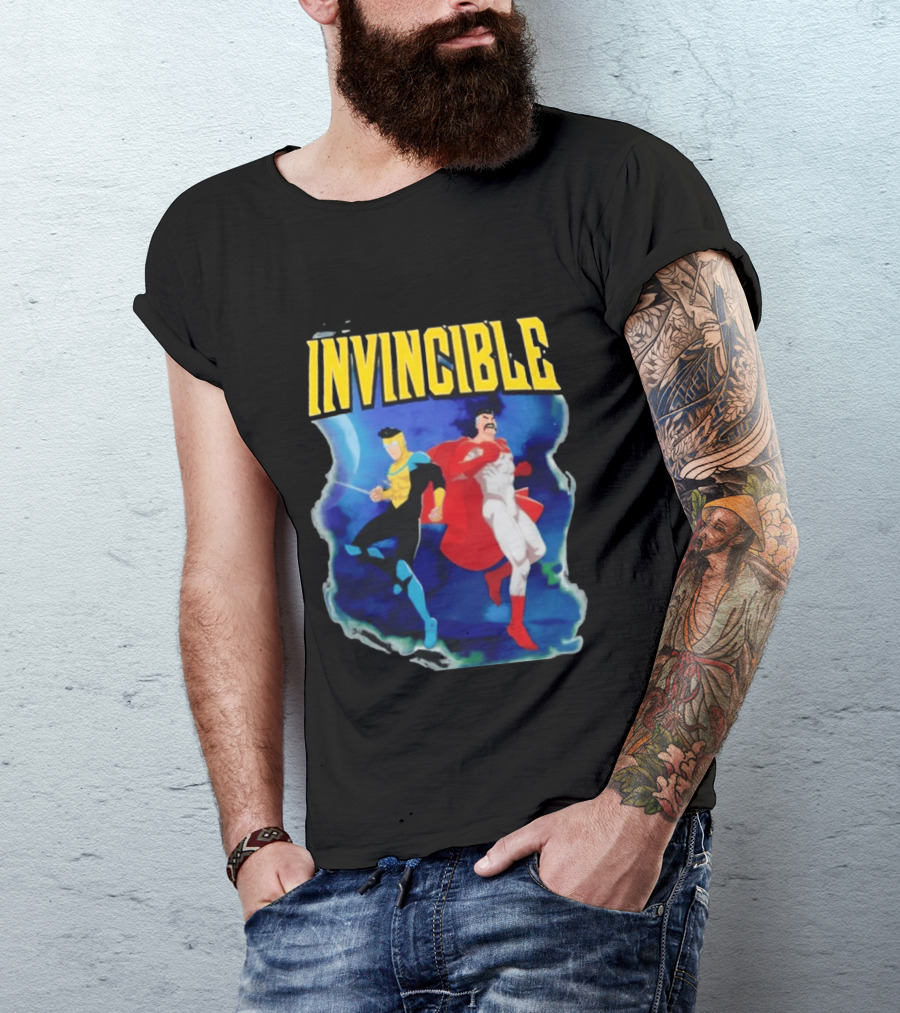 Invincible Comic Superhero Duo Team Up T-Shirt