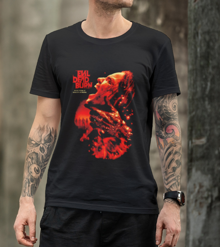 Evil Dead Burn Horror Halloween Movie T-Shirt