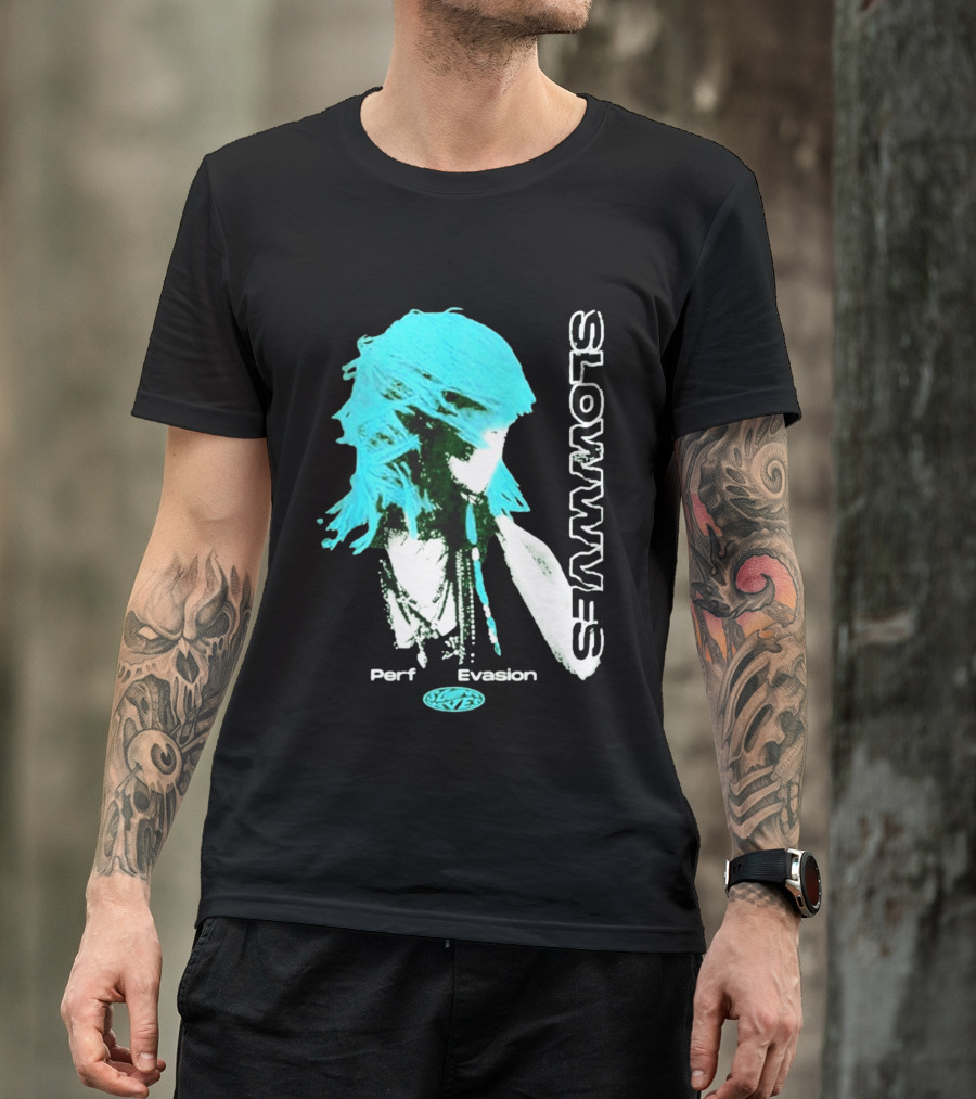 Slowwves Perfect Evasion Asia Blue Hair T-Shirt