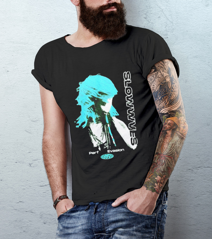 Slowwves Perfect Evasion Asia Blue Hair T-Shirt