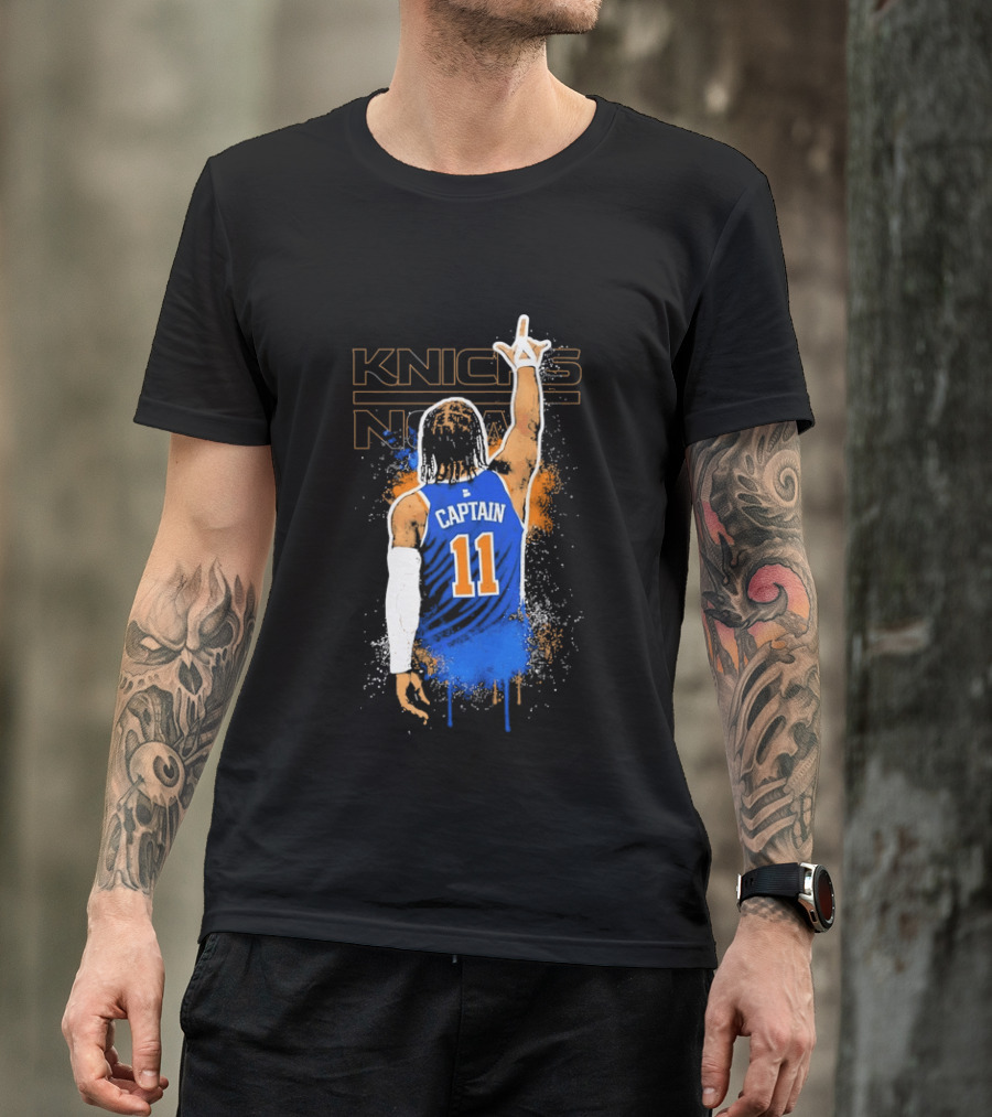 Captain 11 Knicks Now Basketball T-Shirt