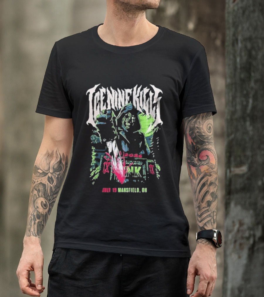 Ice Nine Kills Inkcarceration Event Mansfield OH July 19 2026 Horror Graphic Novel T-Shirt