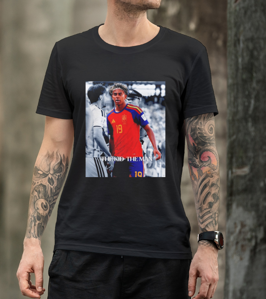 Spain 19 Lamine Yamal The Kid The Man T-Shirt