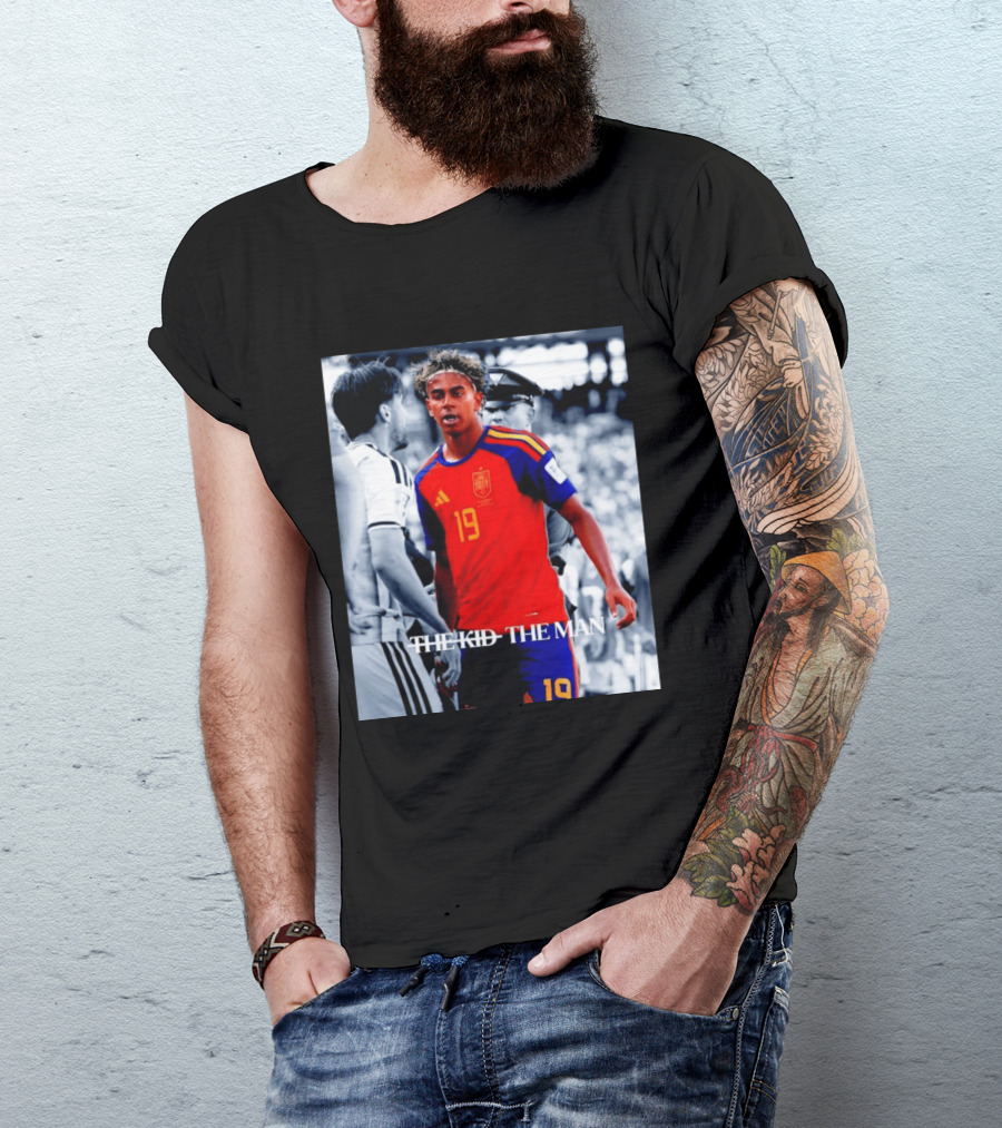 Spain 19 Lamine Yamal The Kid The Man T-Shirt