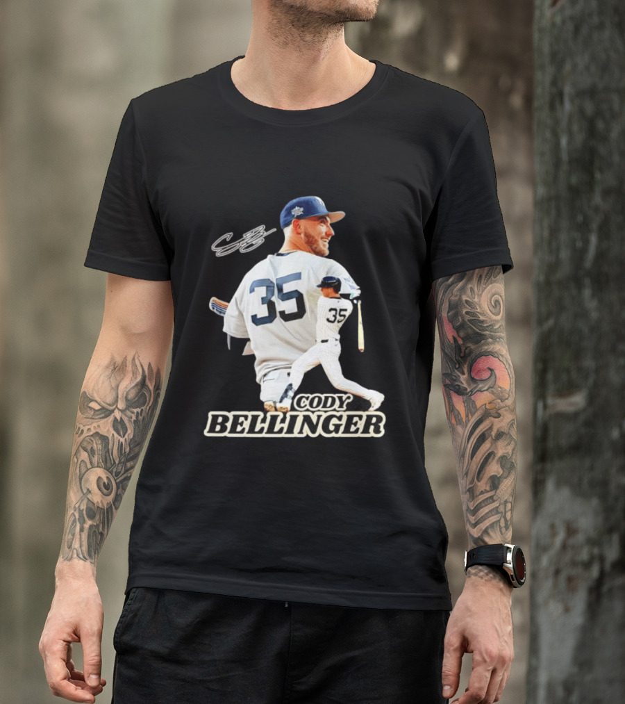 Cody Bellinger 35 New York Yankees MLB Baseball Player T-Shirt