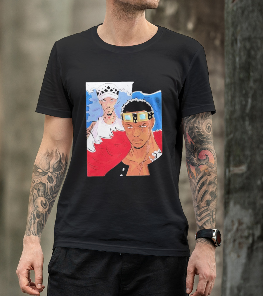 Minnesota Timberwolves Anthony Edwards Lamelo Ball Anime Crossover One Piece Fusion T-Shirt